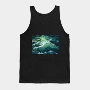 Night sea and waves Tank Top